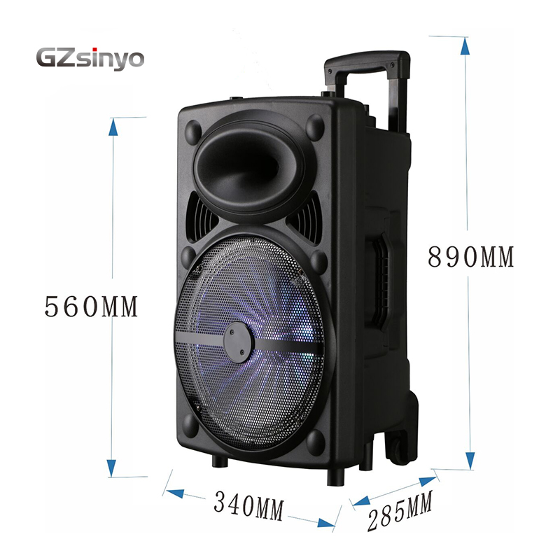 Sinyo Trully Speaker LT-1203 wireless بلوتوث بیسیم اسپیکر پرتابل قابل حمل 12 اینچی