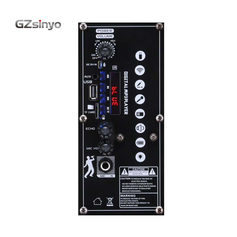 Sinyo Trully Speaker PK-17 اسپیکر پرتابل قابل حمل 8 اینچی