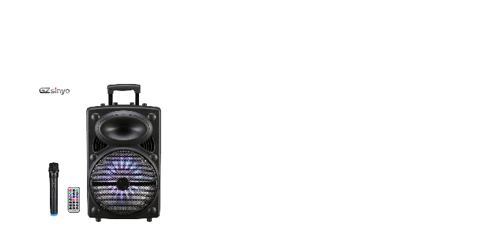 Sinyo-Trully-Speaker-LT-1203-wireless-بلوتوث-بیسیم-اسپیکر-پرتابل-قابل-حمل-12-اینچی